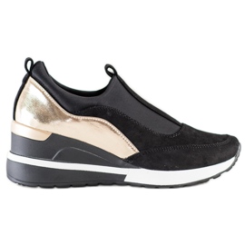 Pantofi VINCEZA Slip On negru