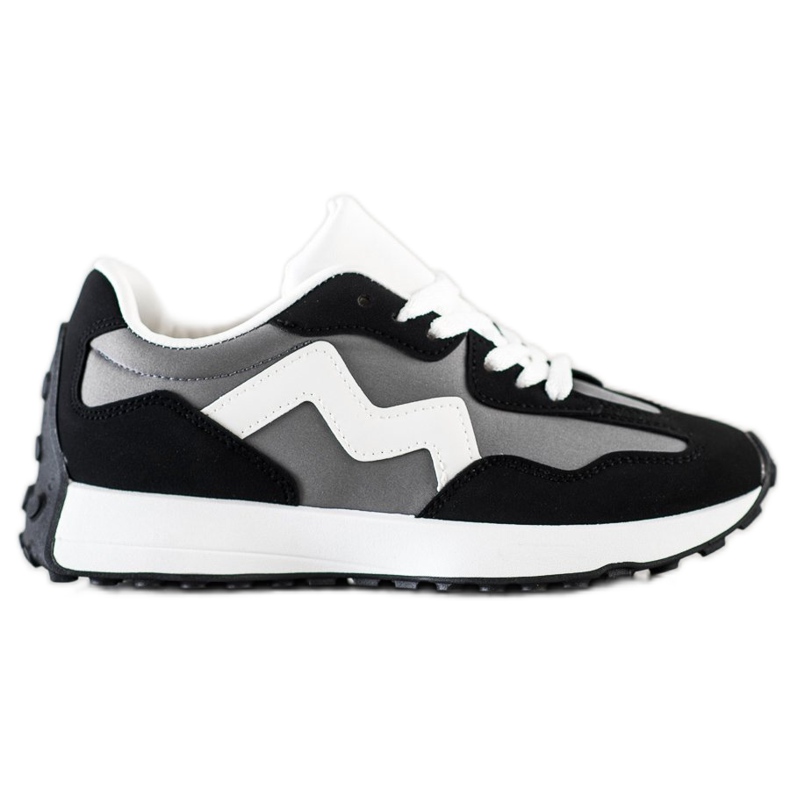 SHELOVET Adidași casual negru