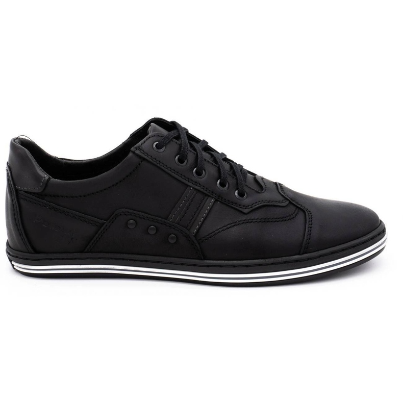Polbut Pantofi bărbați casual negri 1801L negru