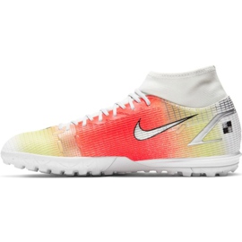Pantofi de fotbal Nike Mercurial Superfly 8 Academy Mds Tf CV0952 118 roșu, alb, galben portocale