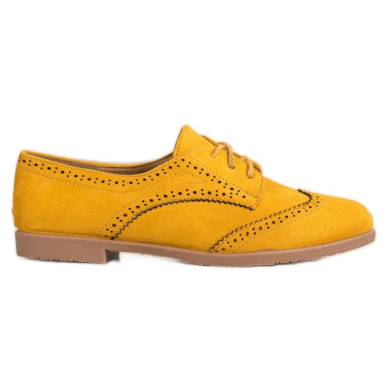 SHELOVET Încălțăminte ajurată pentru primăvară galben