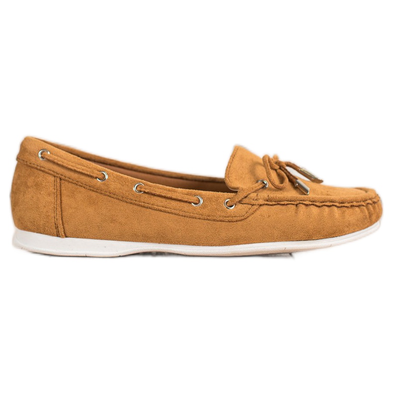 SHELOVET Mocasini Casual Camel maro