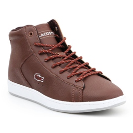 Lacoste Carnaby Evo W 7-30SPW411377T maro negru Lacoste Carnaby Evo W 7-30SPW411377T maro negru