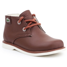Lacoste Sherbrook Hi Sb Spc Jr 7-30SPC201177T maro negru Lacoste Sherbrook Hi Sb Spc Jr 7-30SPC201177T maro negru