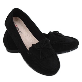 Mocasini dama negri GS11P Negru