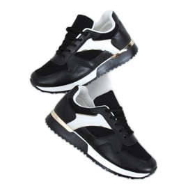Negru VL134P Pantofi sport negri