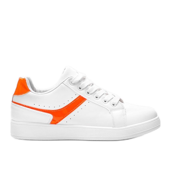 Adidași albi pentru femei Neon Orange Meadow