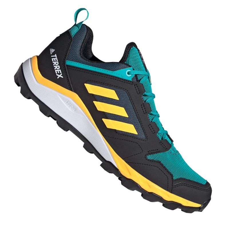 Pantofi Adidas Terrex Agravic Trail M FV2418 negru multicolor verde