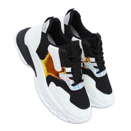 Încălțăminte sport alb-negru BH003 Negru Încălțăminte sport alb-negru BH003 Negru