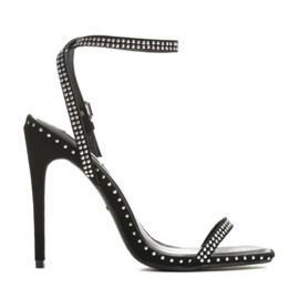 Sandale pe toc înalt Vices 5154-1A Negru argint