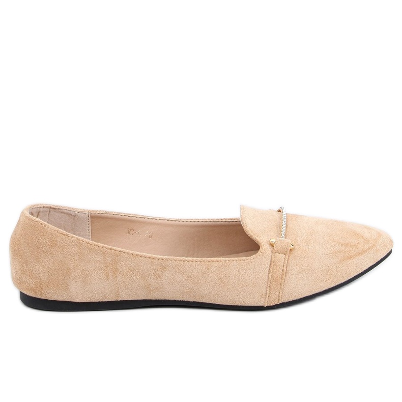 Mocasini migdale bej 3C-6 Caise