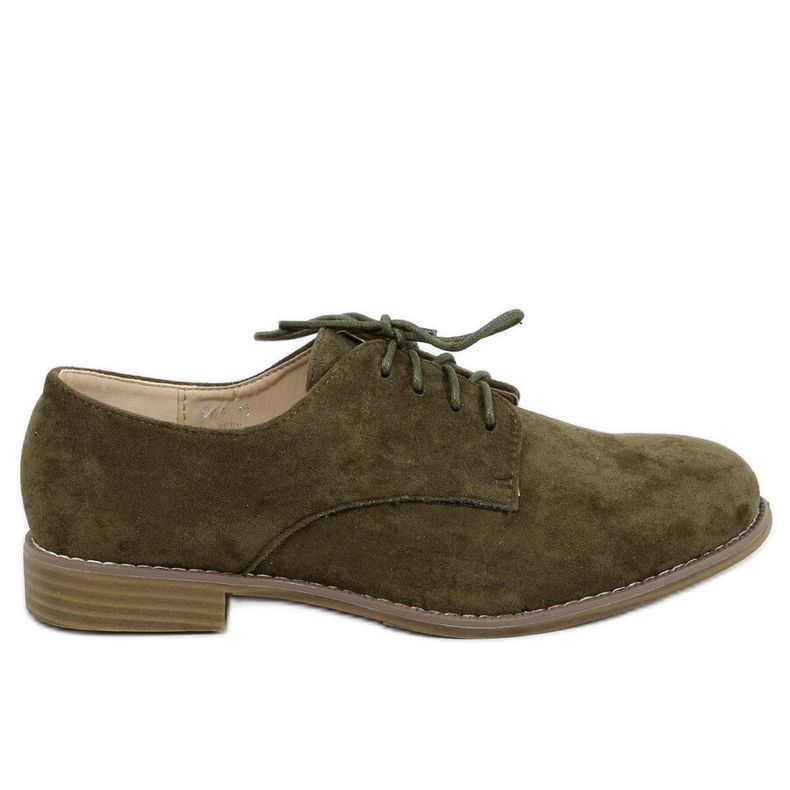 Mocasini cu cordon verde G325 Verde