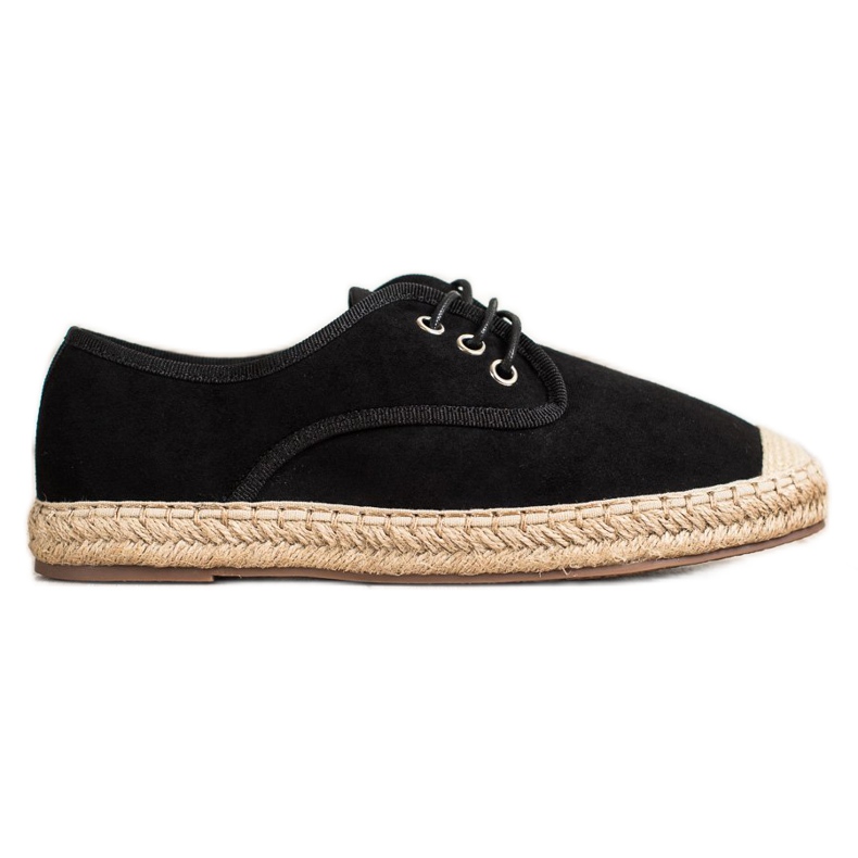 Cm Paris Espadrile negre negru