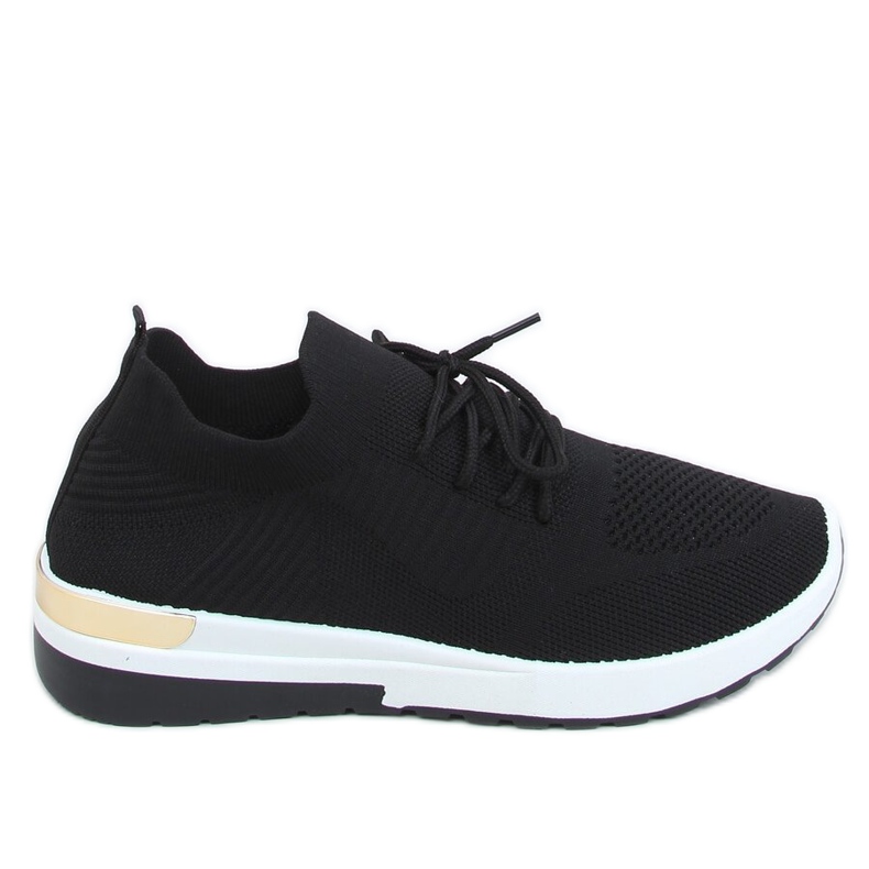 Pantofi sport negri pentru șosete negre G-363 negru Pantofi sport negri pentru șosete negre G-363 negru