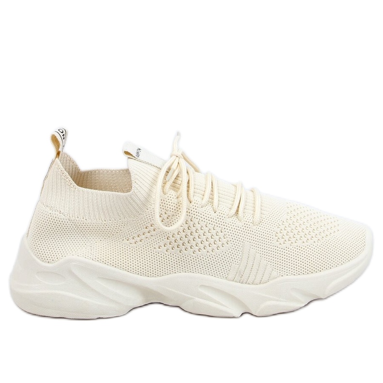 FF-10 Pantofi sport șosete bej bej