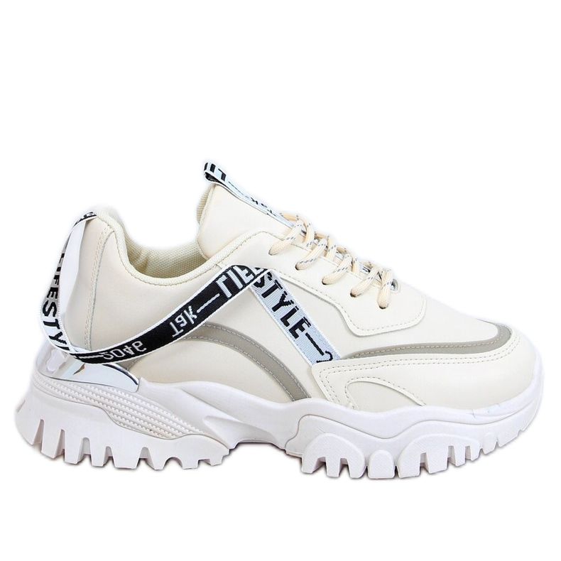 Bej 9935 Pantofi sport bej