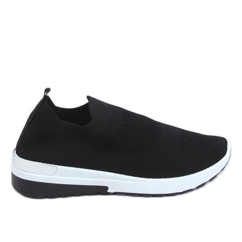 Pantofi sport negri pentru șosete negre G-362 negru