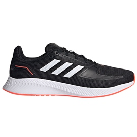Pantofi bărbați Adidas Runfalcon 2.0 negru, alb și portocaliu FZ2803