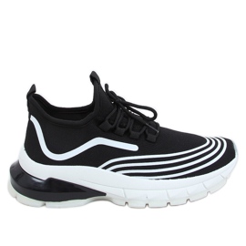 Șosete negre BX1820-SP BLACK / WHITE pantofi sport alb negru Șosete negre BX1820-SP BLACK / WHITE pantofi sport alb negru