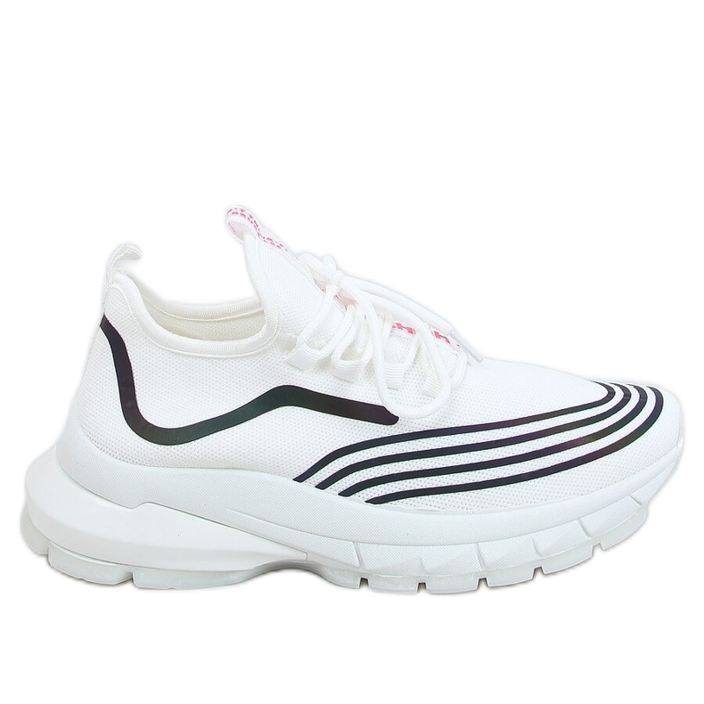 Șosete sport albe BX1820-SP ALB / NEGRU