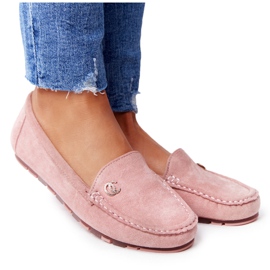 PS1 Mocasini din piele de căprioară roz Madelyn PS1 Mocasini din piele de căprioară roz Madelyn