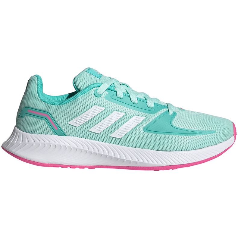 Încălțăminte pentru copii Adidas Runfalcon 2.0 K roz-mentă FY9502 verde