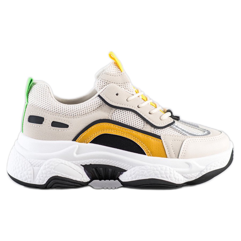 SHELOVET Seakersy Fashion bej multicolor