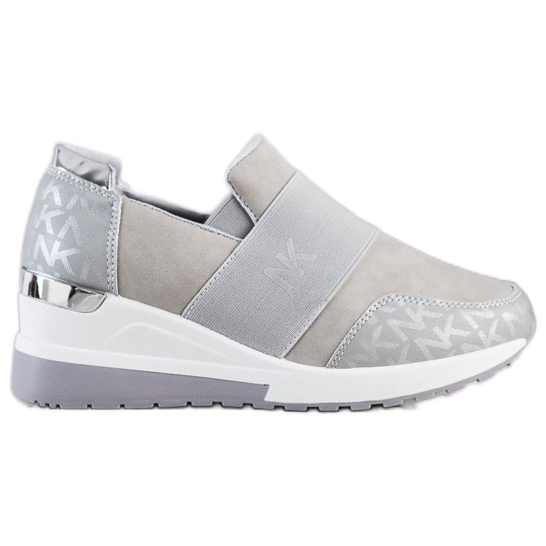 SHELOVET Adidași gri alunecați