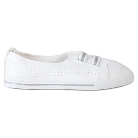 SHELOVET Sport Slipons alb SHELOVET Sport Slipons alb