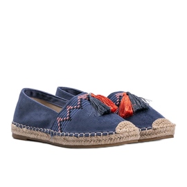 Espadrile cu franjuri albastre Alyana albastru Espadrile cu franjuri albastre Alyana albastru