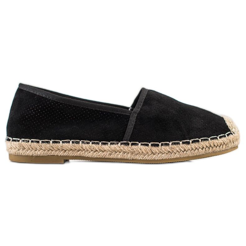 Kayla Espadrile deschise ușoare negru
