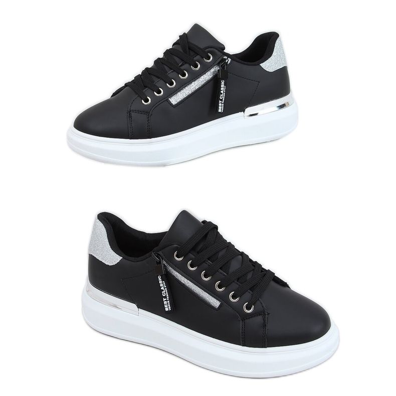 Adidași de damă negri F006 Negru