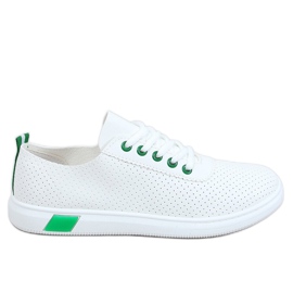 Adidași de damă albi și verzi LA42 Verde