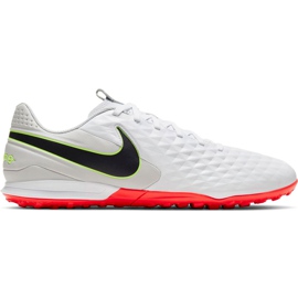 Pantof de fotbal Nike Tiempo Legend 8 Academy Tf AT6100 106 alb Pantof de fotbal Nike Tiempo Legend 8 Academy Tf AT6100 106 alb