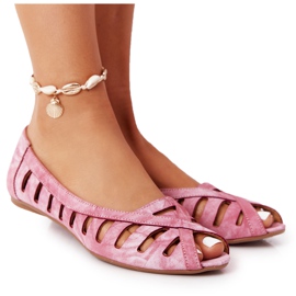 Balerini din piele roșie Maciejka 04506-28 roșu Balerini din piele roșie Maciejka 04506-28 roșu