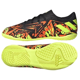 Ghete de fotbal Adidas Nemeziz Messi.4 In Jr FW7310 negru, galben, portocaliu portocale Ghete de fotbal Adidas Nemeziz Messi.4 In Jr FW7310 negru, galben, portocaliu portocale