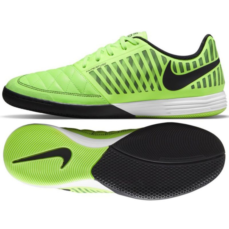Pantofi de fotbal Nike Lunar Gato Ii Ic M 580456 301 negru verde verde