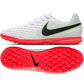 Ghete de fotbal Nike Tiempo Legend 8 Club Tf M AT6109 106 multicolor alb