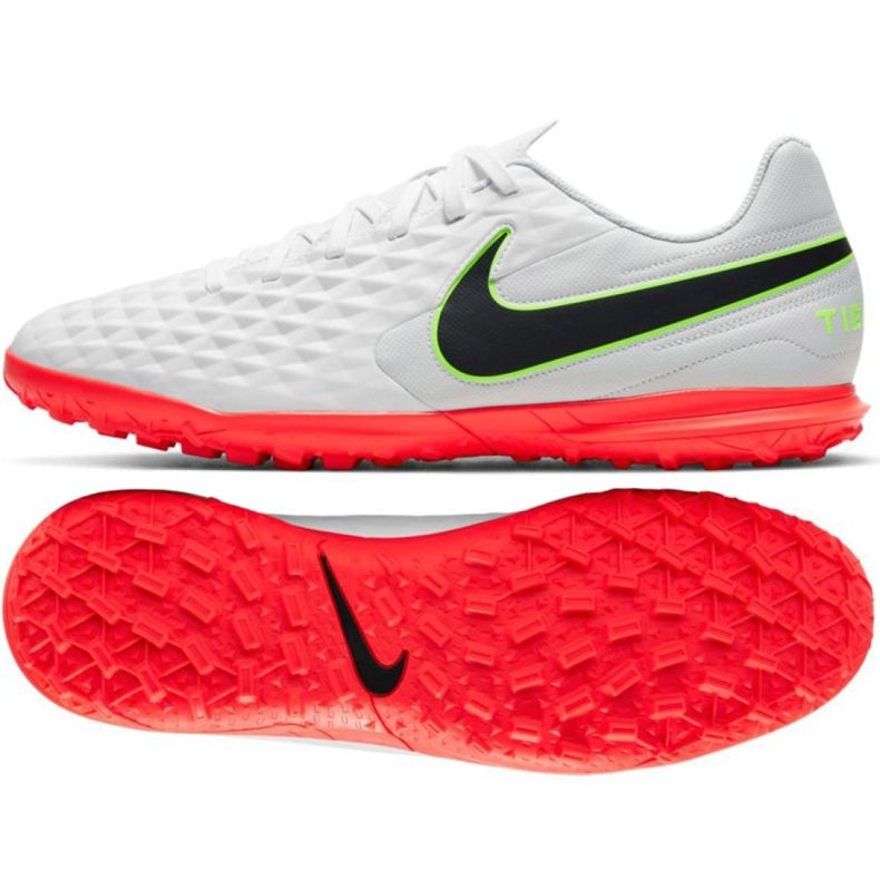 Ghete de fotbal Nike Tiempo Legend 8 Club Tf M AT6109 106 multicolor alb