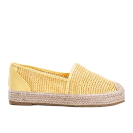 Espadrile țesute galbene Carly Espadrile țesute galbene Carly