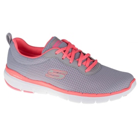 Pantofi Skechers Flex Appeal 3.0 First Insight W 13070-LGHP gri