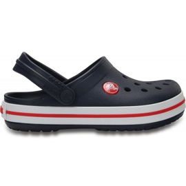 Crocs pentru copii Crocband Clog K bleumarin-roșu 204537 485 albastru marin