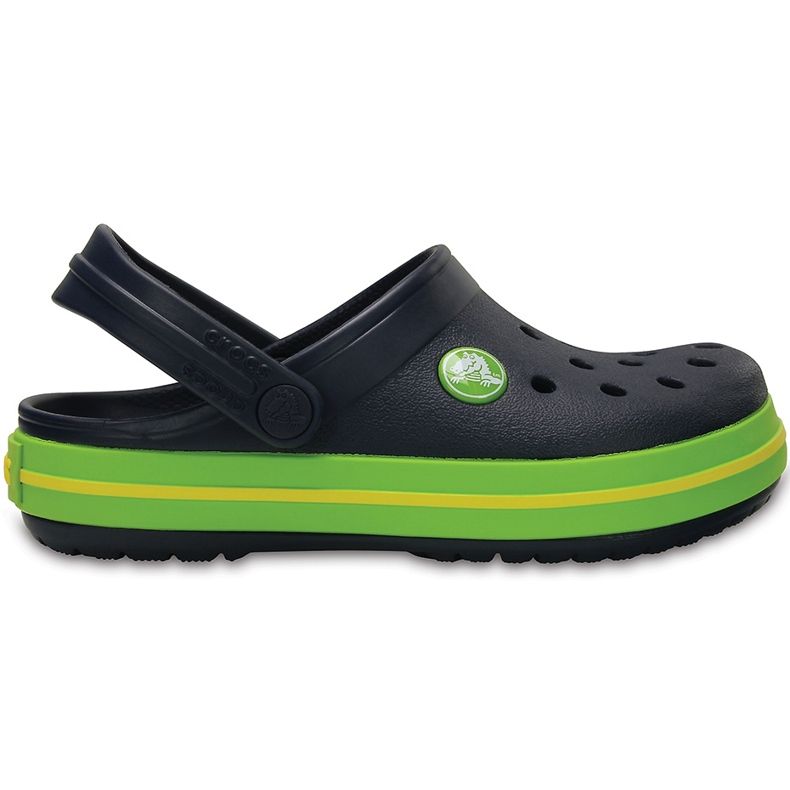 Crocs pentru copii Crocband Clog K bleumarin-verde 204537 4K6 albastru marin