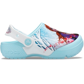 Crocs pentru copii Fl Ol Disney Frozen 2 Sabot albastru 206167 4O9 multicolor