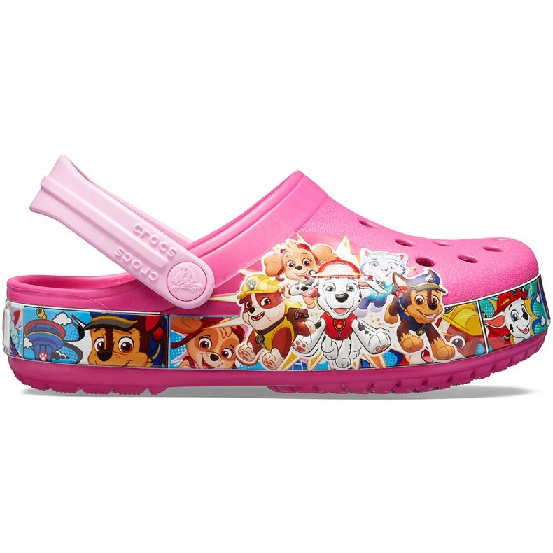 Crocs pentru copii Fl Paw Patrol Band Clog roz 205509 670