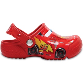Crocs Kids Fun Lab Cars Clog roșu 204116 8C1 Crocs Kids Fun Lab Cars Clog roșu 204116 8C1