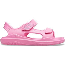Sandale Crocs pentru copii Swiftwater Expedition roz 206267 6M3 Sandale Crocs pentru copii Swiftwater Expedition roz 206267 6M3