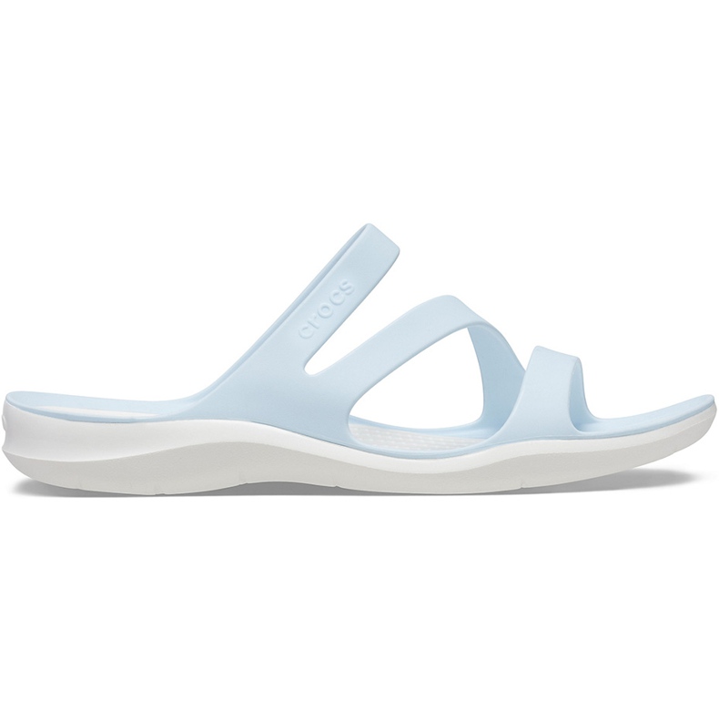 Papuci de casă Crocs Swiftwater albastru-alb 203998 4JQ