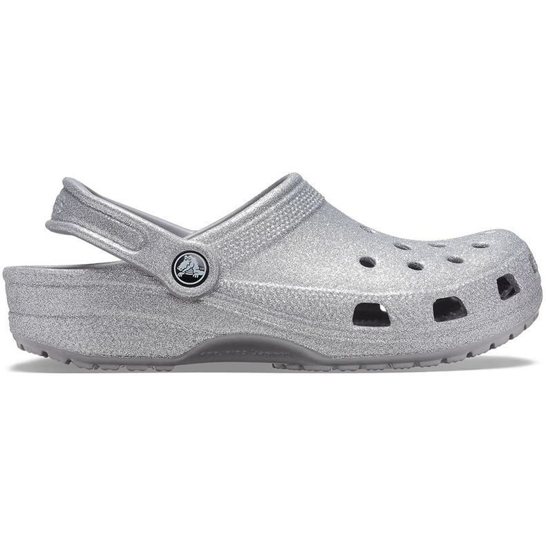 Sabuță argintie clasică pentru femei Crocs 205942 040 Sabuță argintie clasică pentru femei Crocs 205942 040
