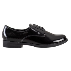 SHELOVET Pantofi clasici cu dantelă negru SHELOVET Pantofi clasici cu dantelă negru